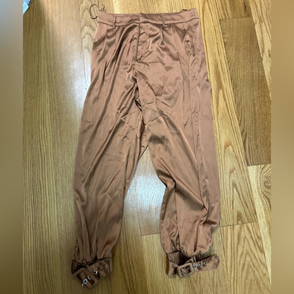 Bobbles and Lace Silk Cargo Pants